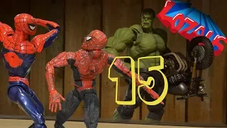 SPIDERMAN STOP MOTION Action Video Part 15 Homecoming