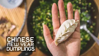 Making Chinese New Year Dumplings