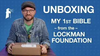 Unboxing My 1st NASB Bible from the Lockman Foundation (Large Print Ultrathin Reference Bible)