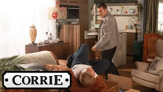 Peter And Stephen Fight | Coronation Street
