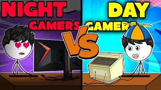 Night Gamers VS Day Gamers