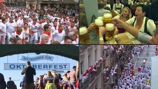 San Fermín y Oktoberfest canceladas | AFP