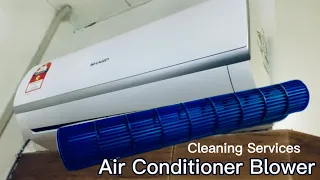 How to Remove and Install AC Air Conditioner Blower at Home | Cleaning Service for AirCond Blower