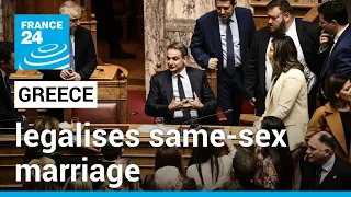 Greece becomes first Orthodox country to legalise same-sex marriage and adoption • FRANCE 24