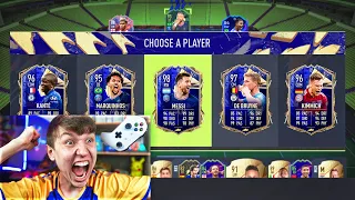 195 RATED!! - FULL TOTY FUT DRAFT CHALLENGE! (FIFA 22)