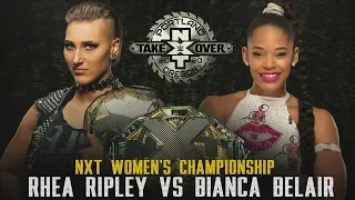 NXT TakeOver Portland: Rhea Ripley Vs Bianca Belair #TakeOverPortland #NXT #WWE2K20