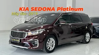 Kia Sedona platinum 2019 máy dầu bản cao nhất - Ghế massage cam 360% quá đẹp | Thái Học AT