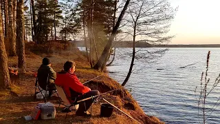 Удачное Открытие Сезона! Рыбалка с Ночевкой на Чигиринском Водохранилище. Лещ на Фидер Весной.