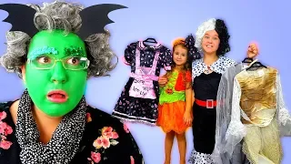 GRANNY Said YES!! Ruby Buys Any Halloween Dress Up to go trick or treat