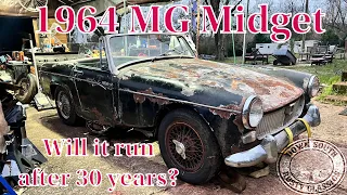 1964 MG Midget mk II - will it run after 30 years??? ￼