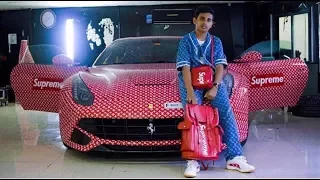 MY NEW LV SUPREME FERRARI !!!