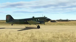 3. Ил-2 Штурмовик: Великие сражения. Вылет на Ли-2 (доставка снабжения в прифронтовой город).