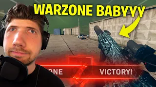 SPELAR ÄNTLIGEN WARZONE & JAGAR SOLO VINST! *SVÅRASTE SKITEN JAG KÖRT*