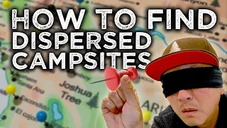 HOW TO find dispersed campsites, free dispersed camping, boondocking, car camping, overlanding