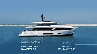 Luxury SuperYacht - Custom Line Navetta 30 Launch - Ferretti Group