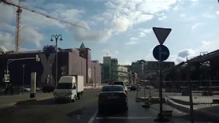 . Москва. Поездка на автомобиле по городу. 3 июня 2019 г.