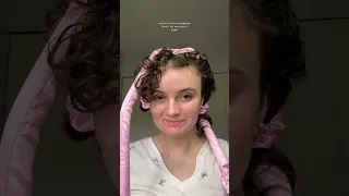 try heatless curls with me on my naturally curly hair!👀 what do you think??