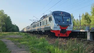 Разукрашенная ЭД4М-0473 На о.п. 94 км