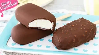 HELADO MAGNUM CASERO SIN MÁQUINA HELADERA | POSTRE SIN HORNO | Quiero Cupcakes!