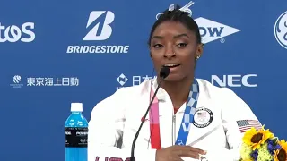 Simone Biles cites mental stress for early exit from team competition at Tokyo Olympics
