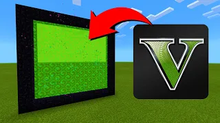 How To Make A Portal To The GTA 5 Mobile Dimension in Minecraft!