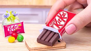 Amazing KitKat Cake | Delicious Miniature Rainbow KitKat Chocolate Cake Decorating Recipes