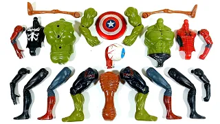 Assemble Marvel's Toys Hulk Smash,Siren Head, Spider-Man,Miles Morales Avengers Superhero Toys