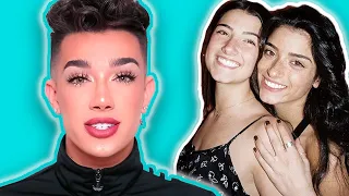 James Charles Reveals His TRUE FEELINGS For D’Amelio Sisters!! | Hollywire