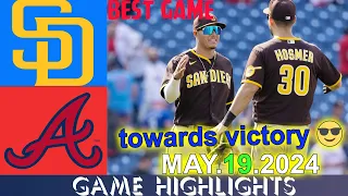 Atlanta Braves Vs. San Diego Padres [TODAY✌️]  GAME HIGHLIGHTS | MLB Season 2024