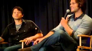 Jensen's latest prank on Jared and Jared plays with Sebastian- NJCON 2011