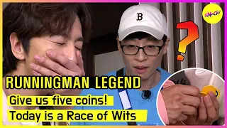 [RUNNINGMAN]  Give us five coins! Today is a Race of Wits (ENGSUB)