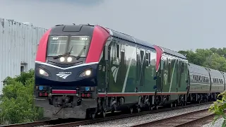 Railfaning at Manatee with Tri rail 518 and and ALC-42  Chargers lead 97 and 91 with a backwards P42