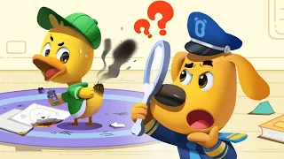 Fire at the Duck's House | Play Safe | Safety Cartoon | Kids Cartoon | Sheriff Labrador
