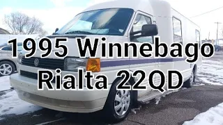 1995 Winnebago Rialta 22QD Campervan with Dustin Hartleys RV