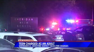 16-year-old suspect charged as adult in shooting outside Sheridan High School