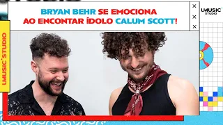 Bryan Behr e Calum Scott se encontram 'da primeira vez' ! Confira o que rolou no UMusic Studiio