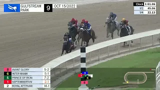 Gulfstream Park October 15, 2022 Race 9