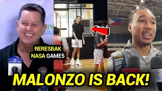 GINEBRA MALONZO IS BACK RERESBAK NASA GAME 5 | MARAMING MAGUGULAT DITO | NEWSOME MATINDING BANTA!