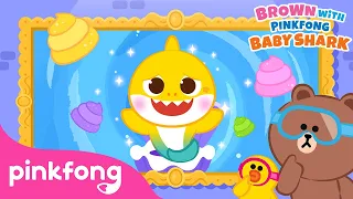 Baby Shark, The Thinker : What's the Matter, Baby Shark? | Potty Song | LINE Friends & Pinkfong