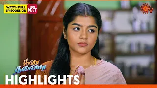 Poova Thalaya - Highlights | 19 March 2024  | Tamil Serial | Sun TV