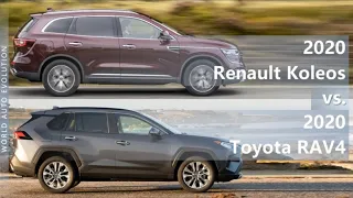 2020 Renault Koleos vs 2020 Toyota RAV4 (technical comparison)