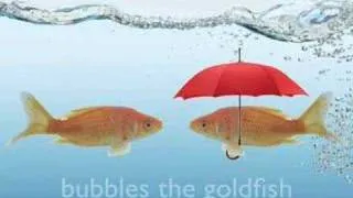 bubbles the Goldfish's new umbrella