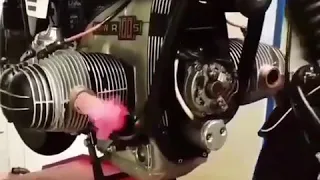 This Fire Motor Engine for a Bike is Extreme