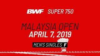 BWF Total Recall | Super 750 | Malaysia Open 2019 | Men's Singles F | BWF 2020