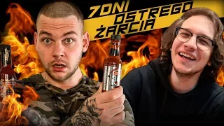 TYLKO OSTRE JEDZENIE PRZEZ 7 DNI 🌶🥵 (gośc. Gargamel)