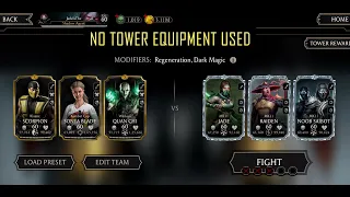 Kold War Tower Battle 182 with Golds and no Tower Equipment MK Mobile