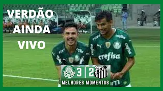 PALMEIRAS 3 X 2 SANTOS   !   MELHORES MOMENTOS !   CAMPEONATO PAULISTA- 06/05/2021