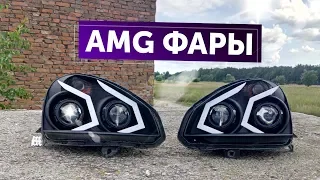 СДЕЛАЛ САМ🤬 AMG ФАРЫ на ПРИОРУ. Линзы rVolt stage 1