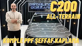 Mercedes-Benz C200 All-Terrain Komple PPF Şeffaf Kaplama Uygulaması