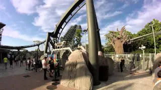 Gardaland 2015 туризм италия отдых атракционы американские горки